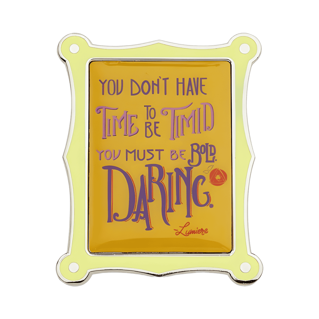 Beauty & the Beast - Lumiere Quote Disney pin