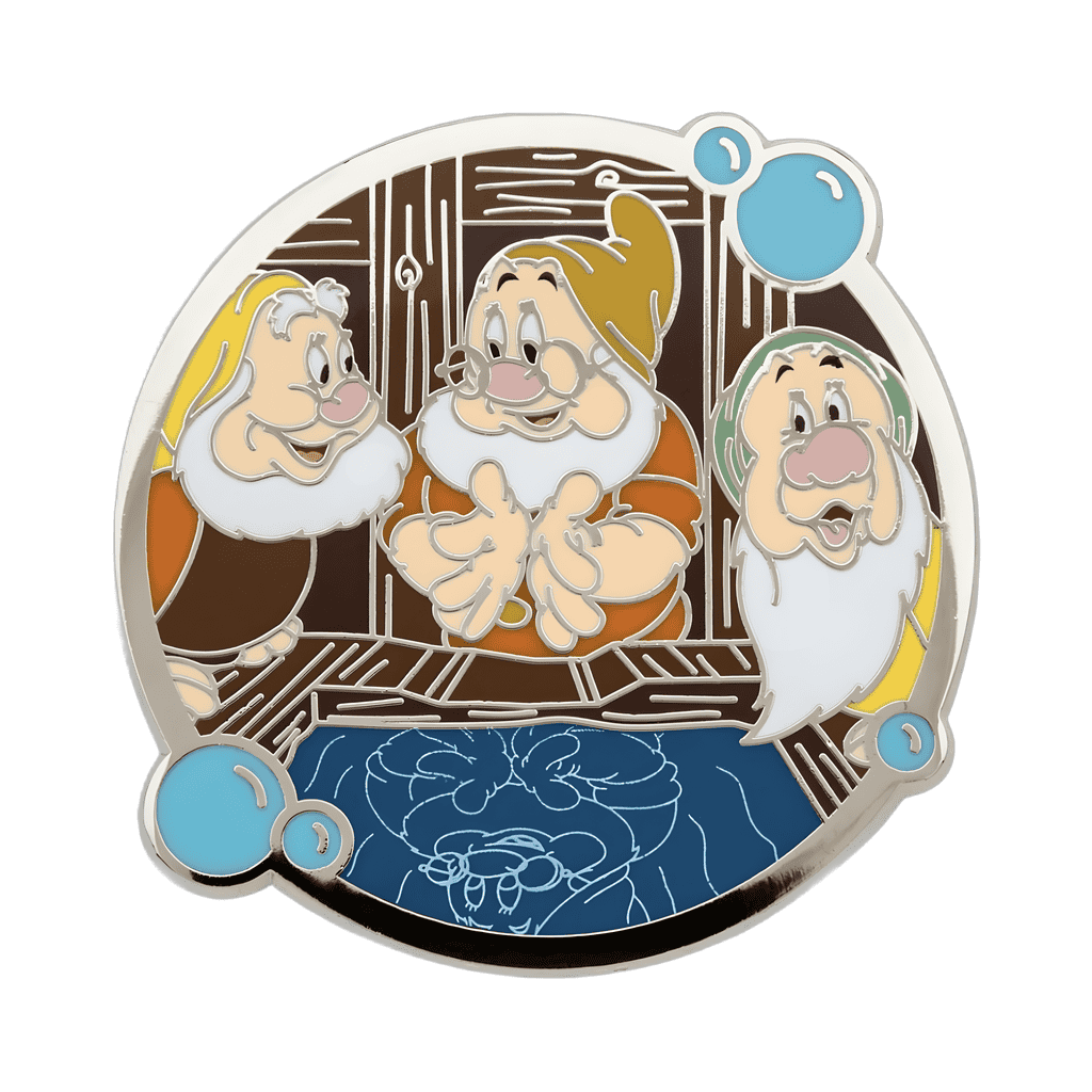 Snow White & the Seven Dwarfs - Happy, Doc, Sleepy Disney pin