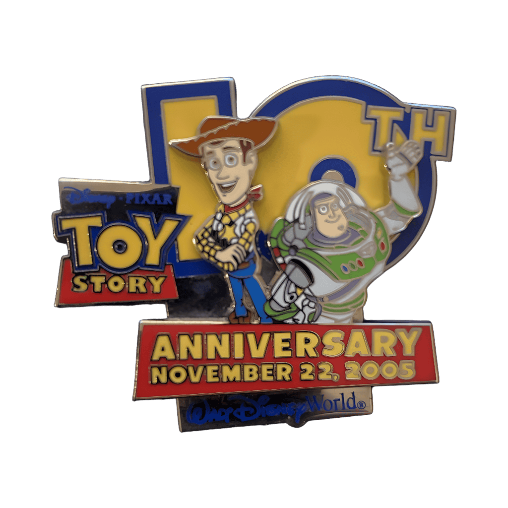 Toy Story 10th Anniversary Disney pin
