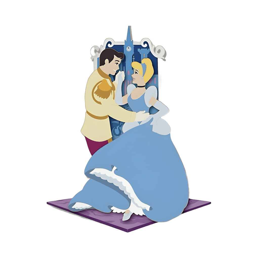 Cinderella & Prince Charming Jumbo Disney pin