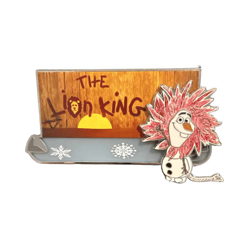Olaf as Simba Disney pin