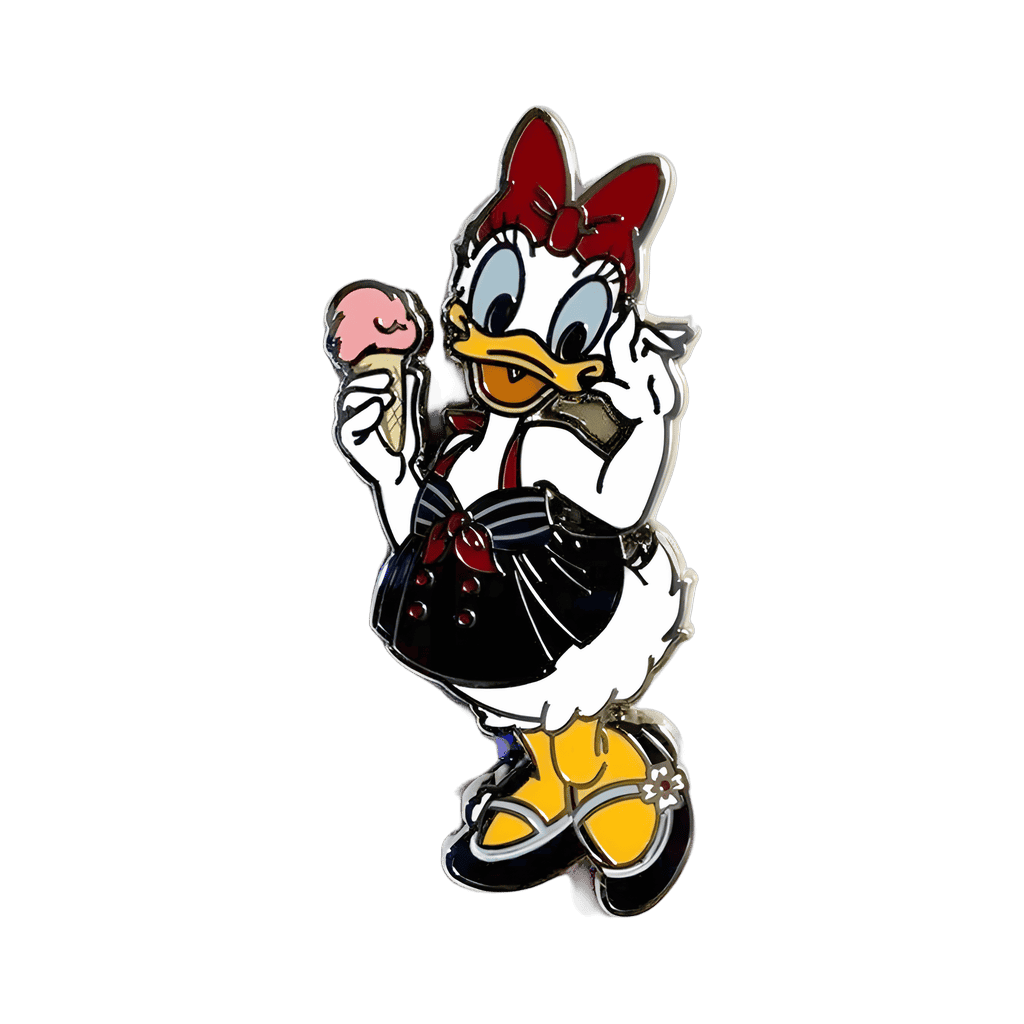 Daisy Duck Eating an Ice Cream Cone Disney pin