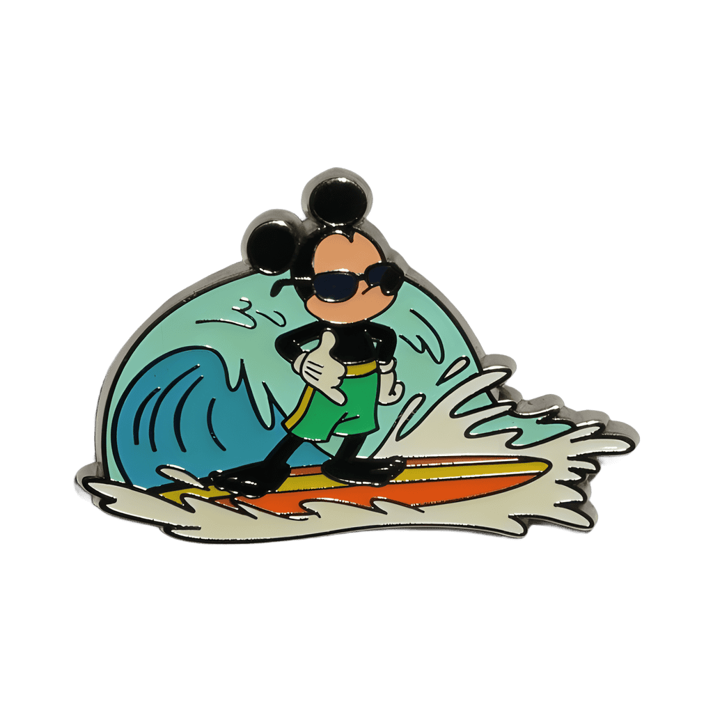 Mickey Mouse Surfing Disney pin