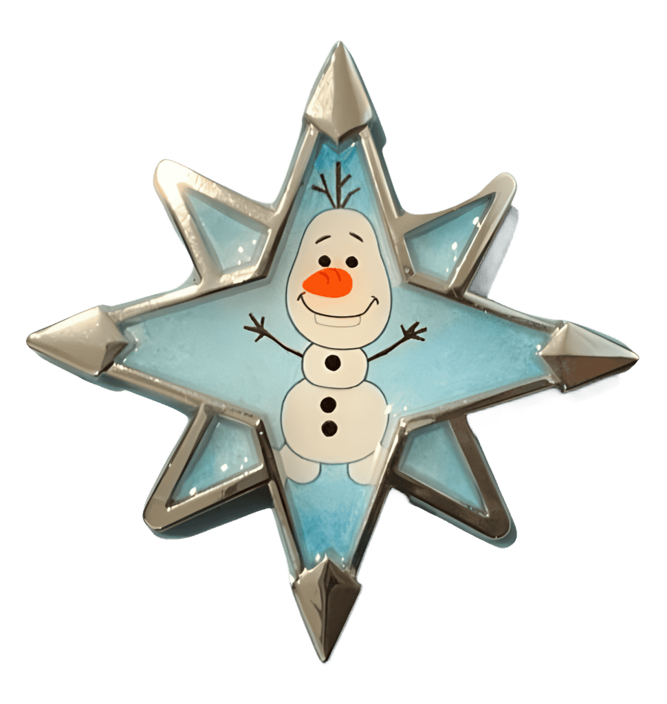 Olaf Snowflake Disney pin