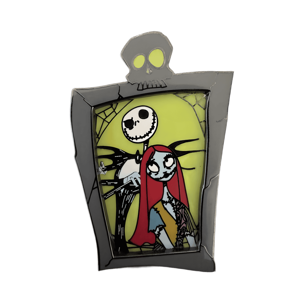 Jack and Sally Frame Disney pin