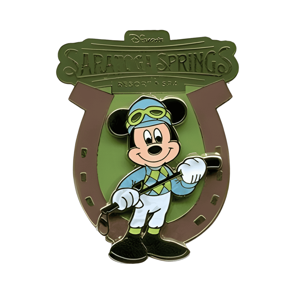 Mickey in Blue and Green Polo Gear Disney pin