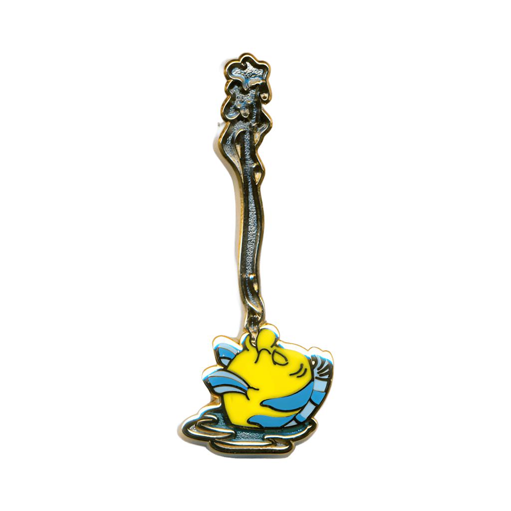 Kiss the Girl Pin Set - Flounder Disney pin