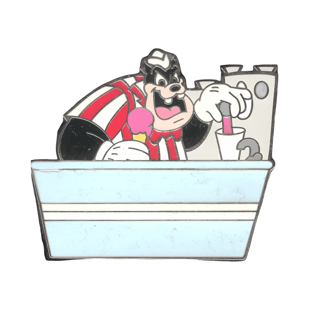 Pete as a soda jerk Disney pin