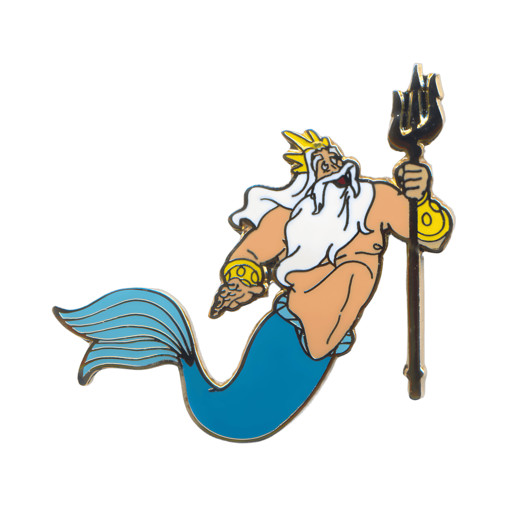 King Triton Disney pin