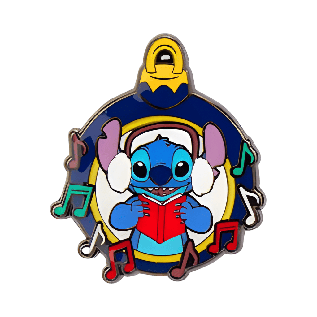 Stitch Caroling Disney pin
