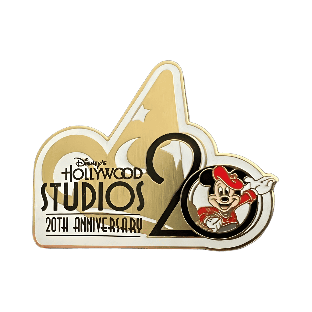 Hollywood Studios 20th Anniversary Golden Sorcerer Hat Disney pin