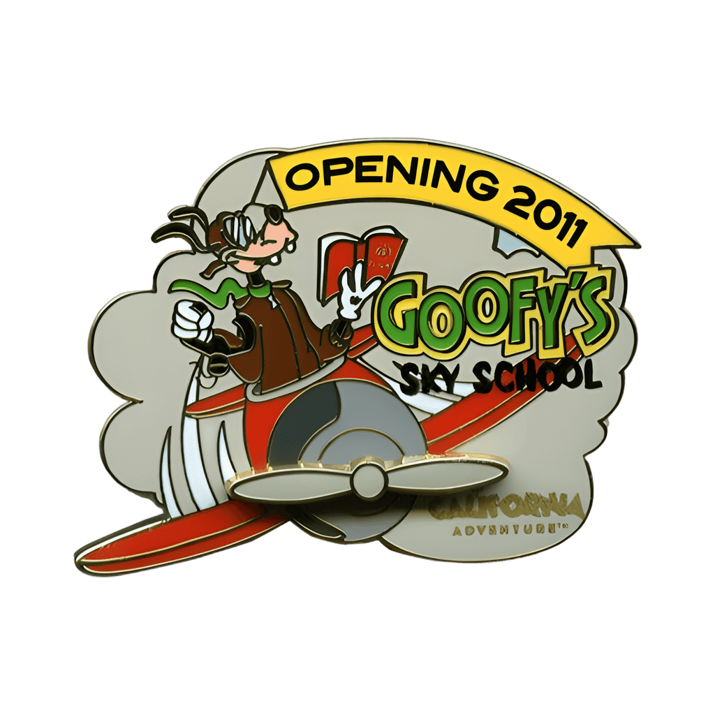 Goofy's Sky School Spinner - Opening 2011 Disney pin