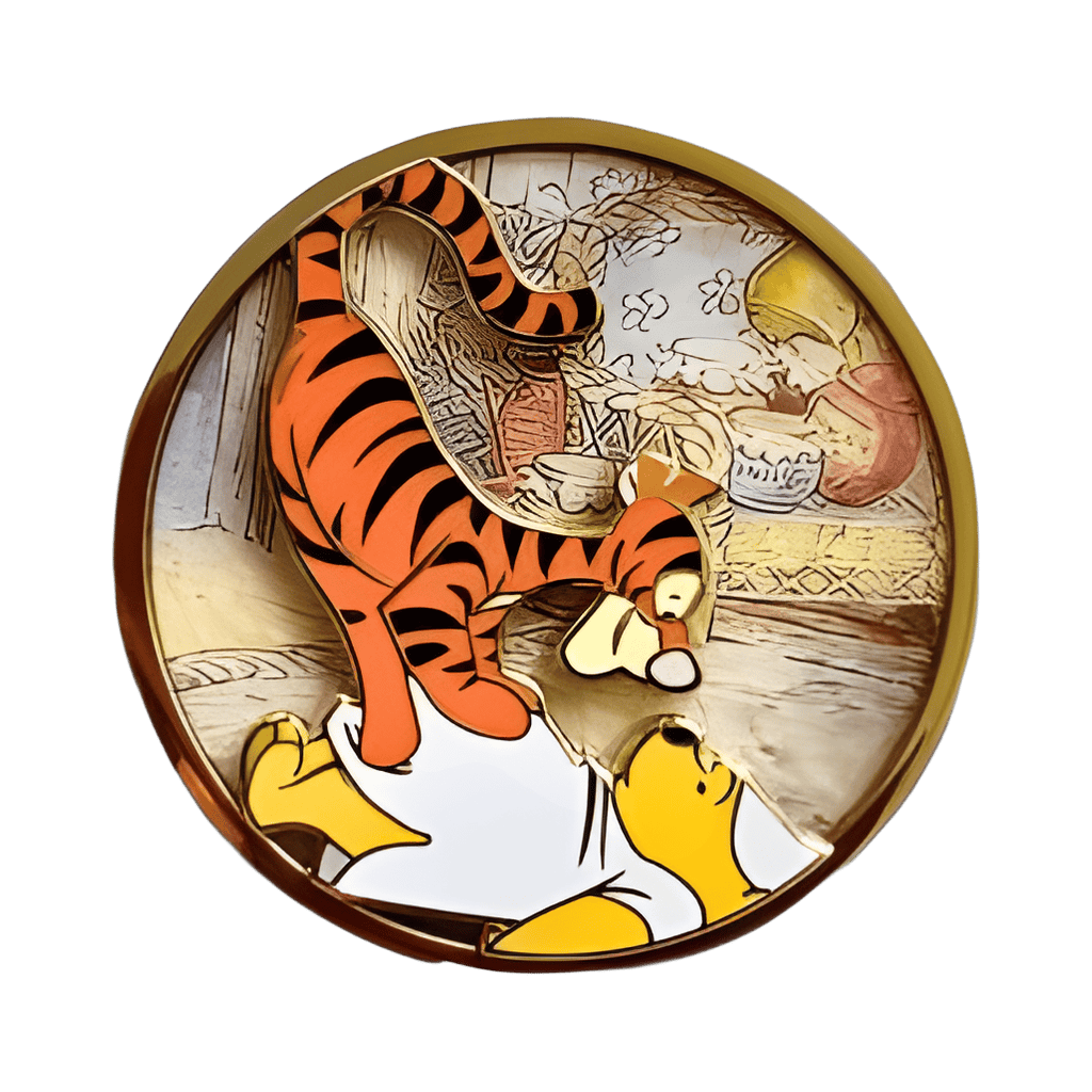 Pooh Meets Tigger Disney pin