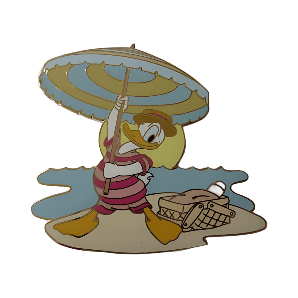 Donald Duck Beach Disney pin