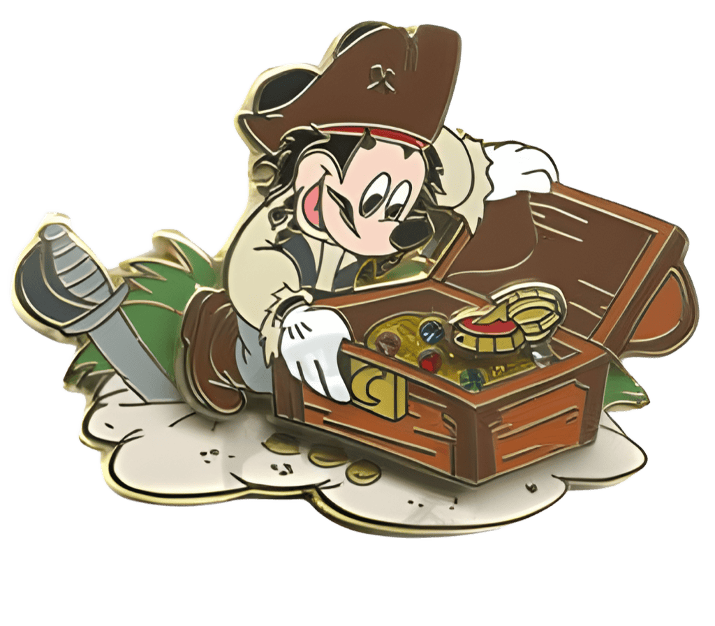 Scavenger Hunt Mickey's Treasure Disney pin