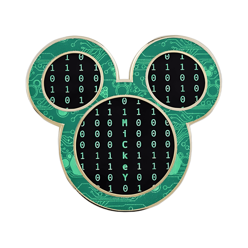 October Set - Digital Mickey Head Icon Disney pin