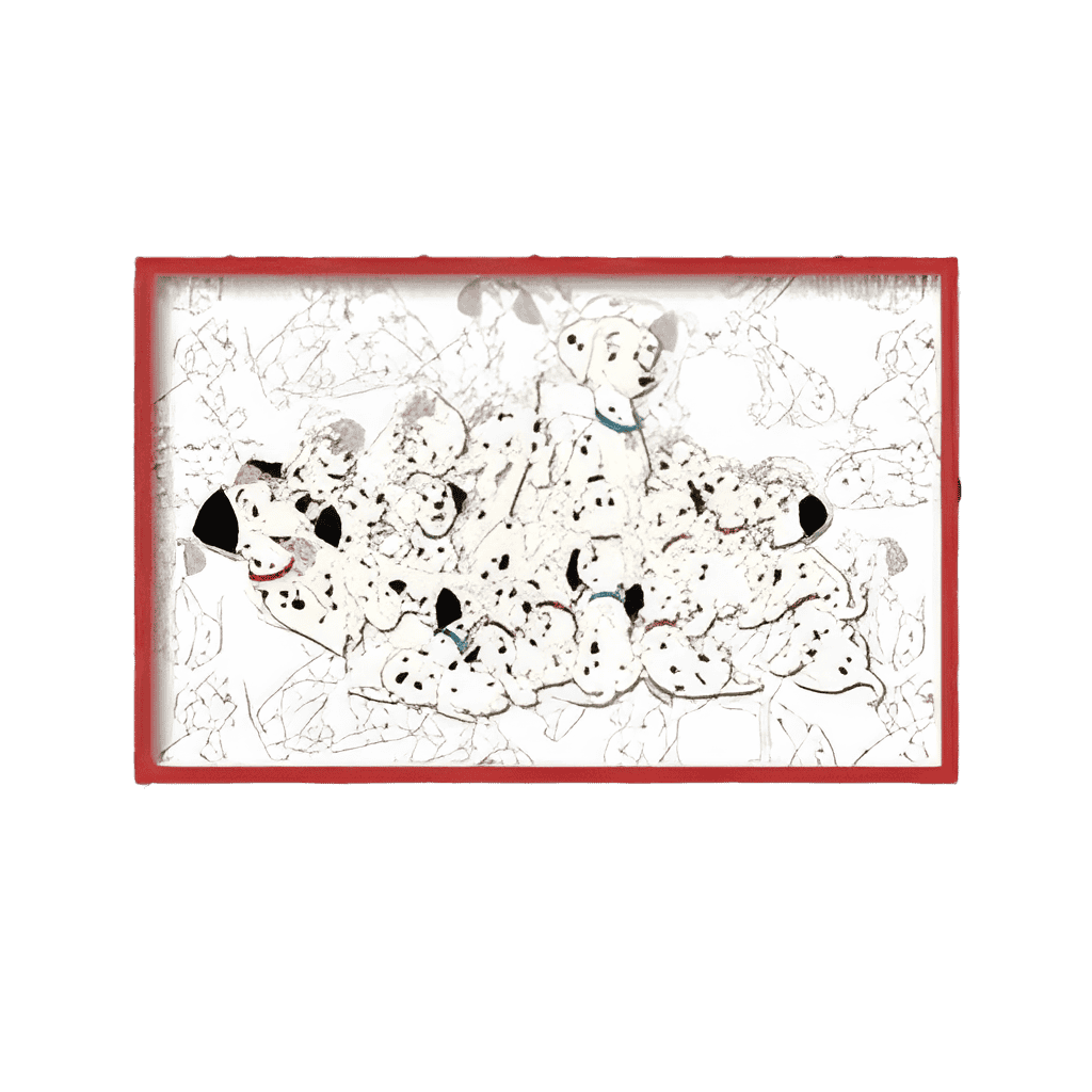 Pongo, Perdita and puppies Disney pin