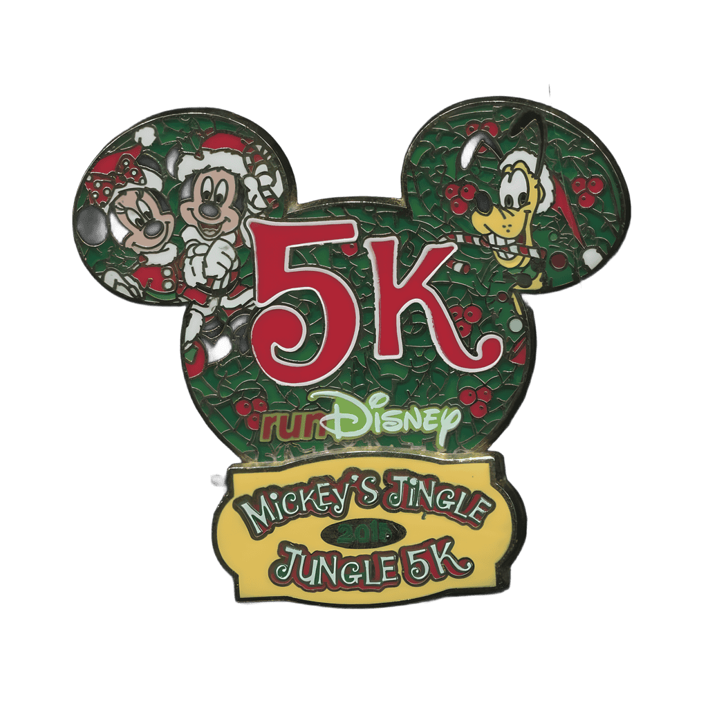 Mickey's Jingle Jungle 5k Disney Pin Disney pin
