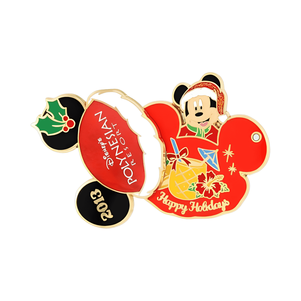 Polynesian Resort - Mickey Mouse Holiday Ears Disney pin
