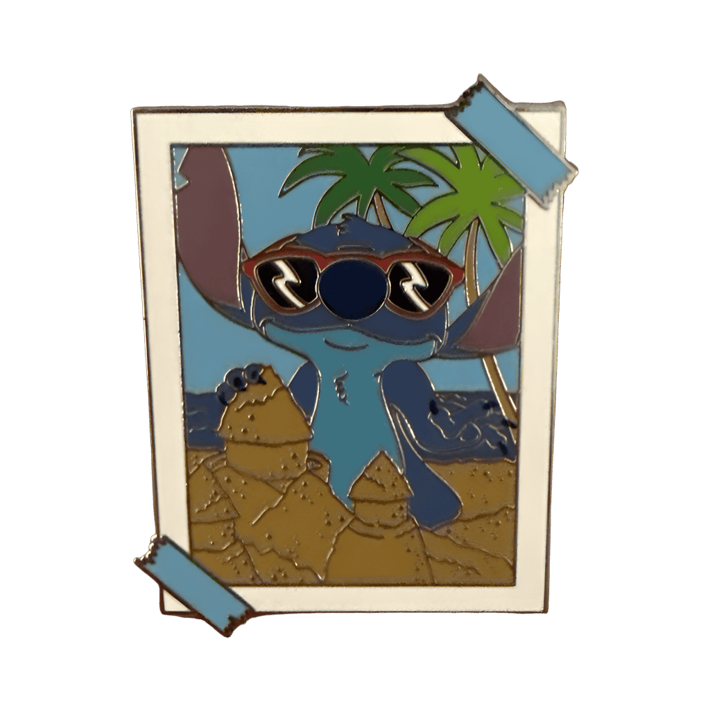Stitch with Sandcastle Disney pin