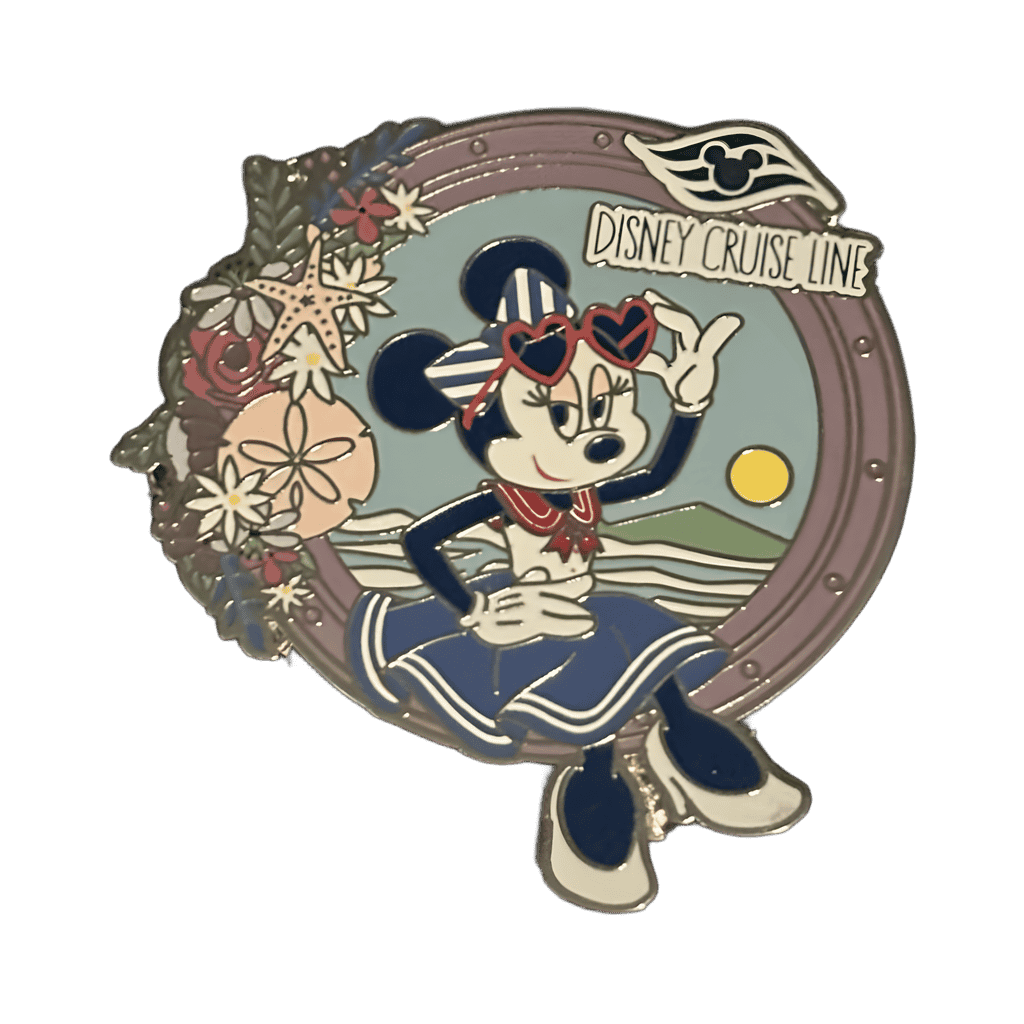 Sailor Minnie Mouse Sitting in Porthole Disney pin