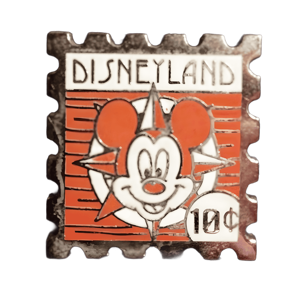 Disneyland Mickey 10¢ stamp Disney pin