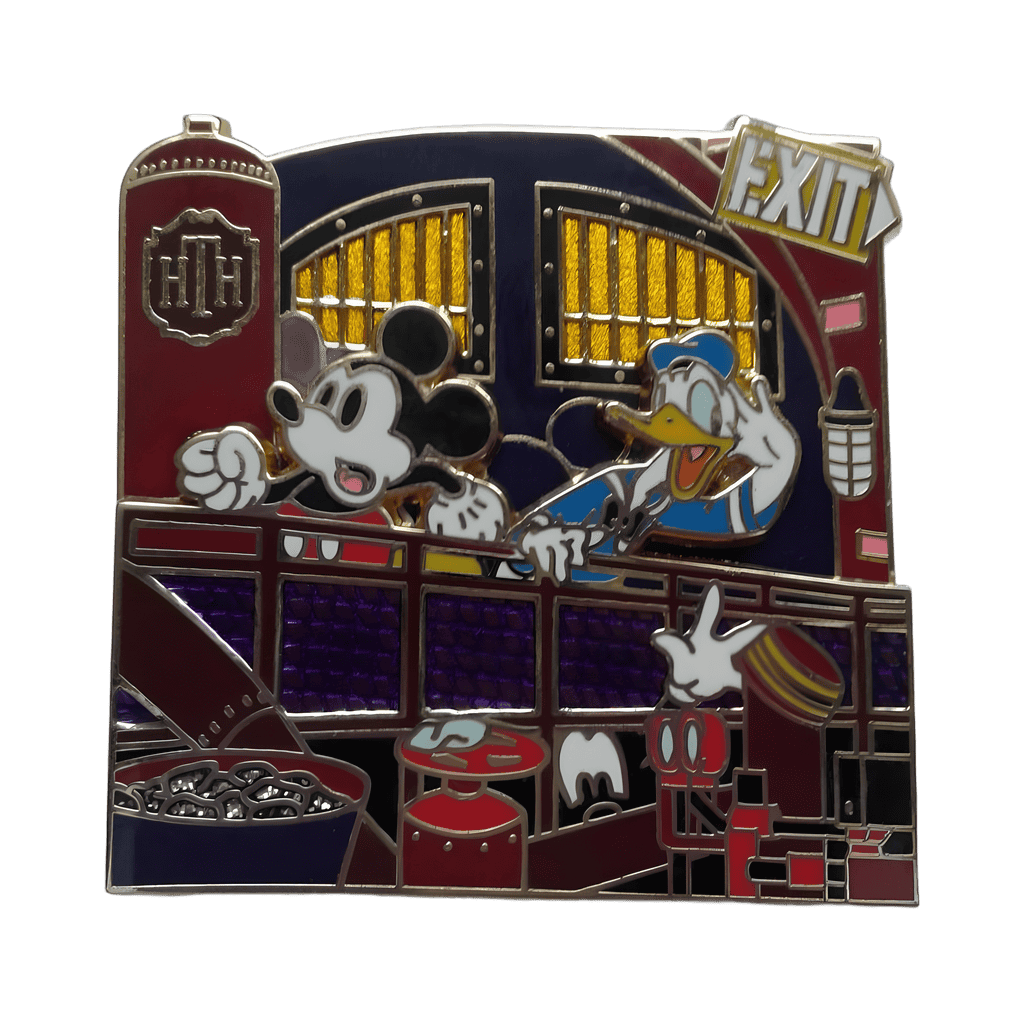 Mickey and Donald in Boiler Room Disney pin