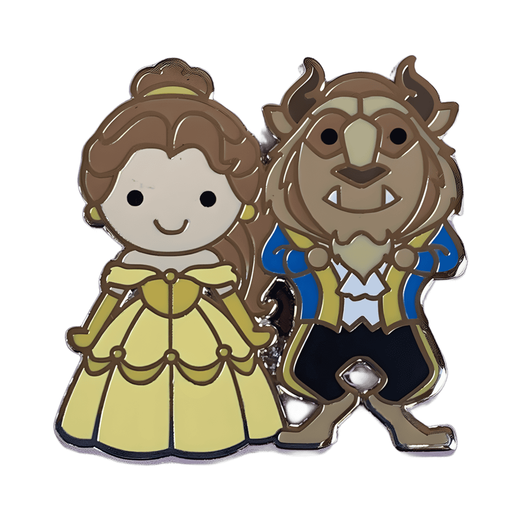 Belle and Beast Disney pin