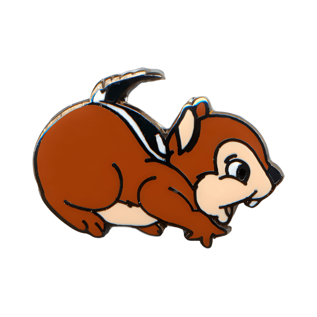 Small chipmunk Disney pin