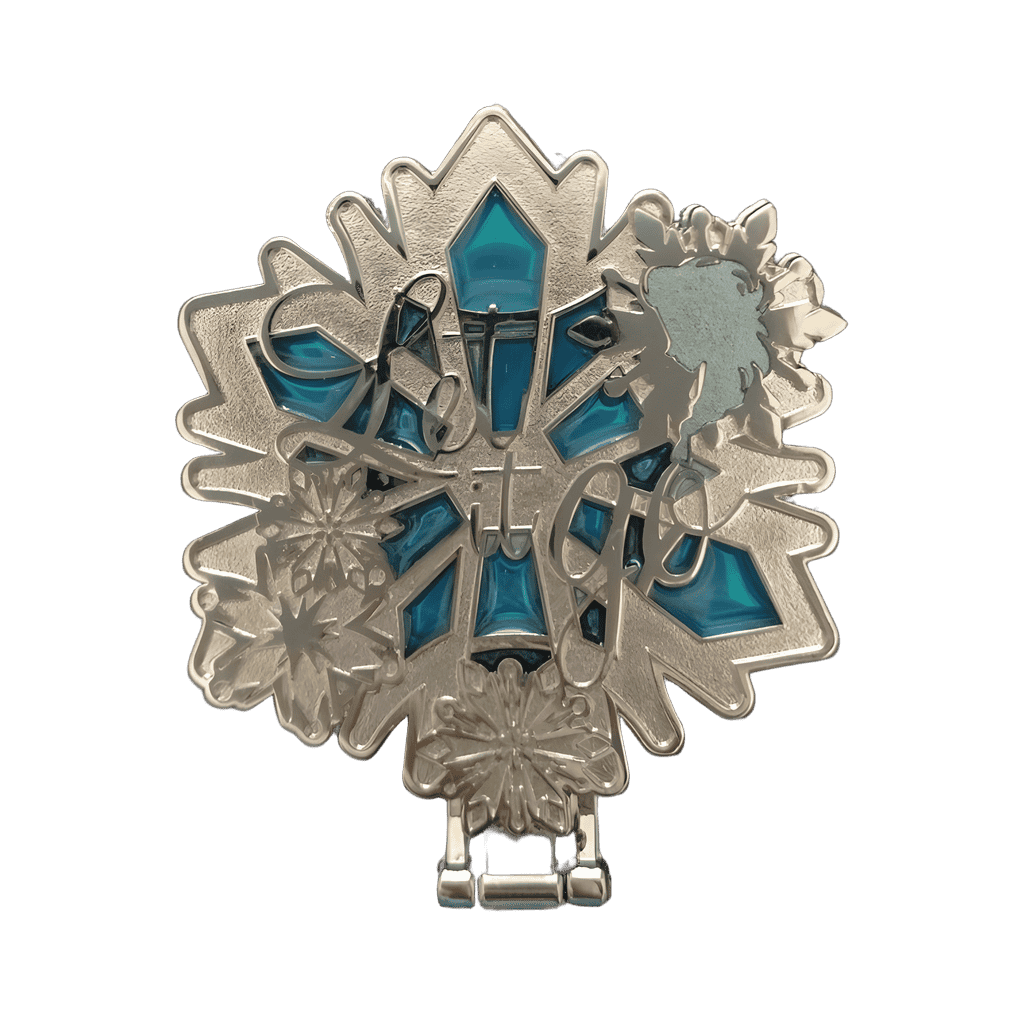 Let It Go - Hinged Snowflake Disney pin