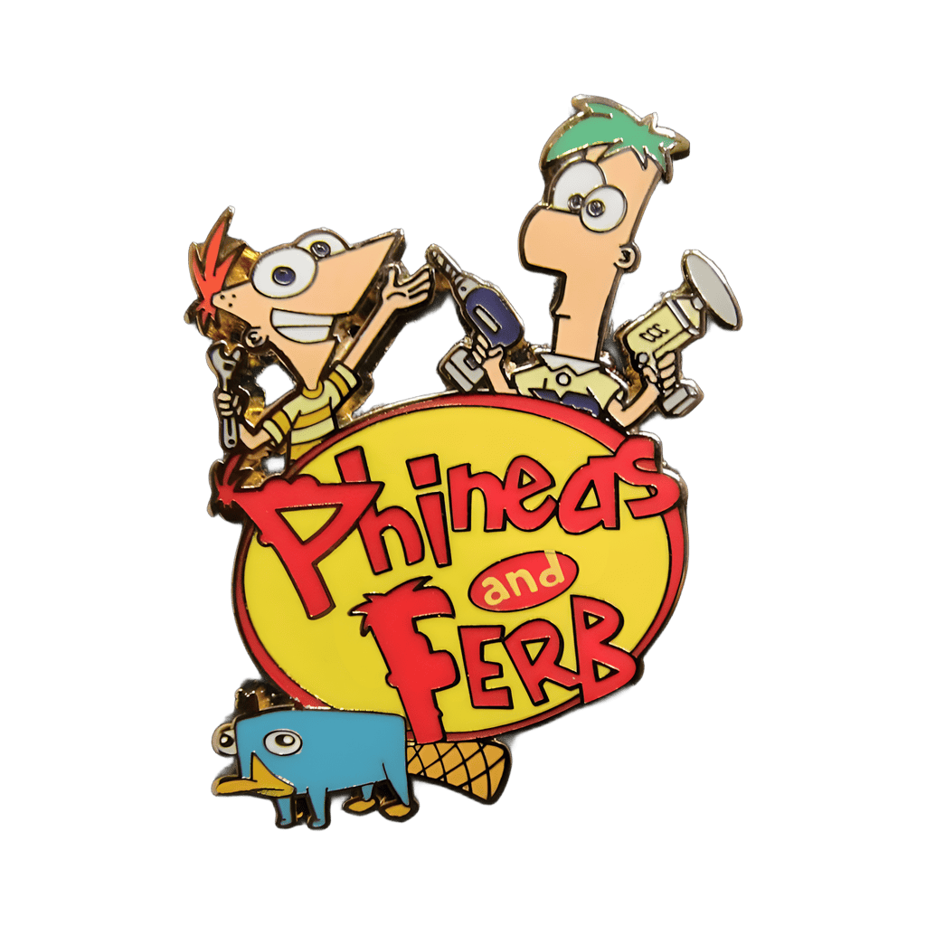 Phineas and Ferb Logo II featuring Perry the Platypus Disney pin