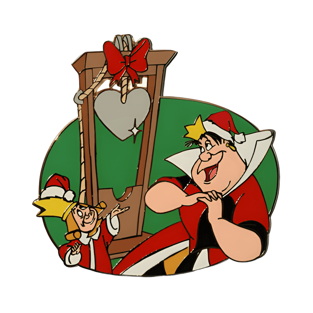 King Gifting Queen of Hearts A Guillotine Disney pin