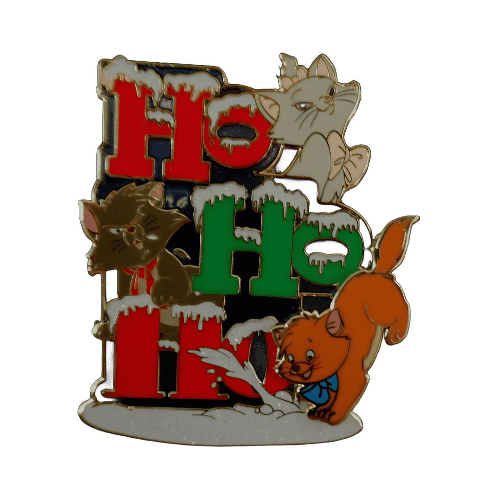 Marie, Berlioz, and Toulouse Ho Ho Ho Disney pin