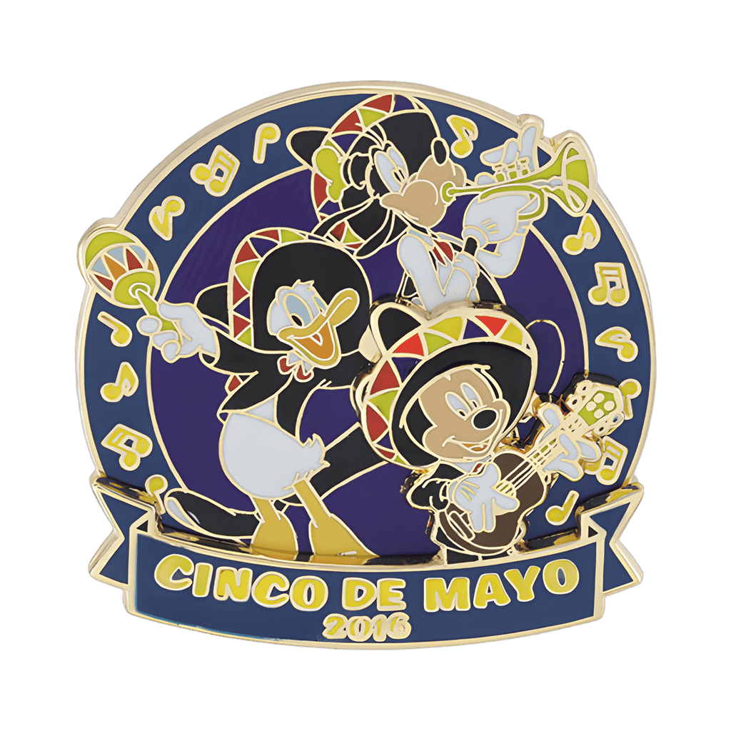 Mickey, Donald and Goofy Disney pin