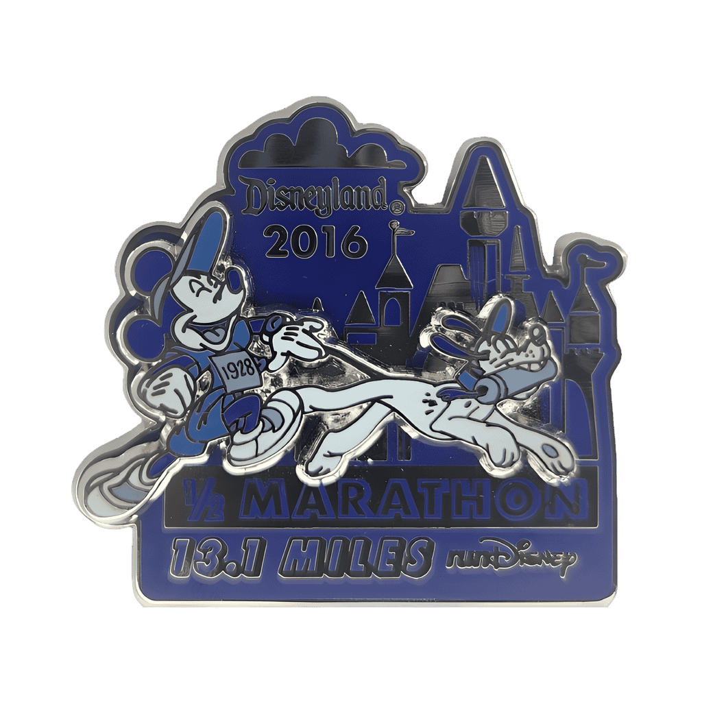 Mickey and Pluto Half Marathon Disney pin