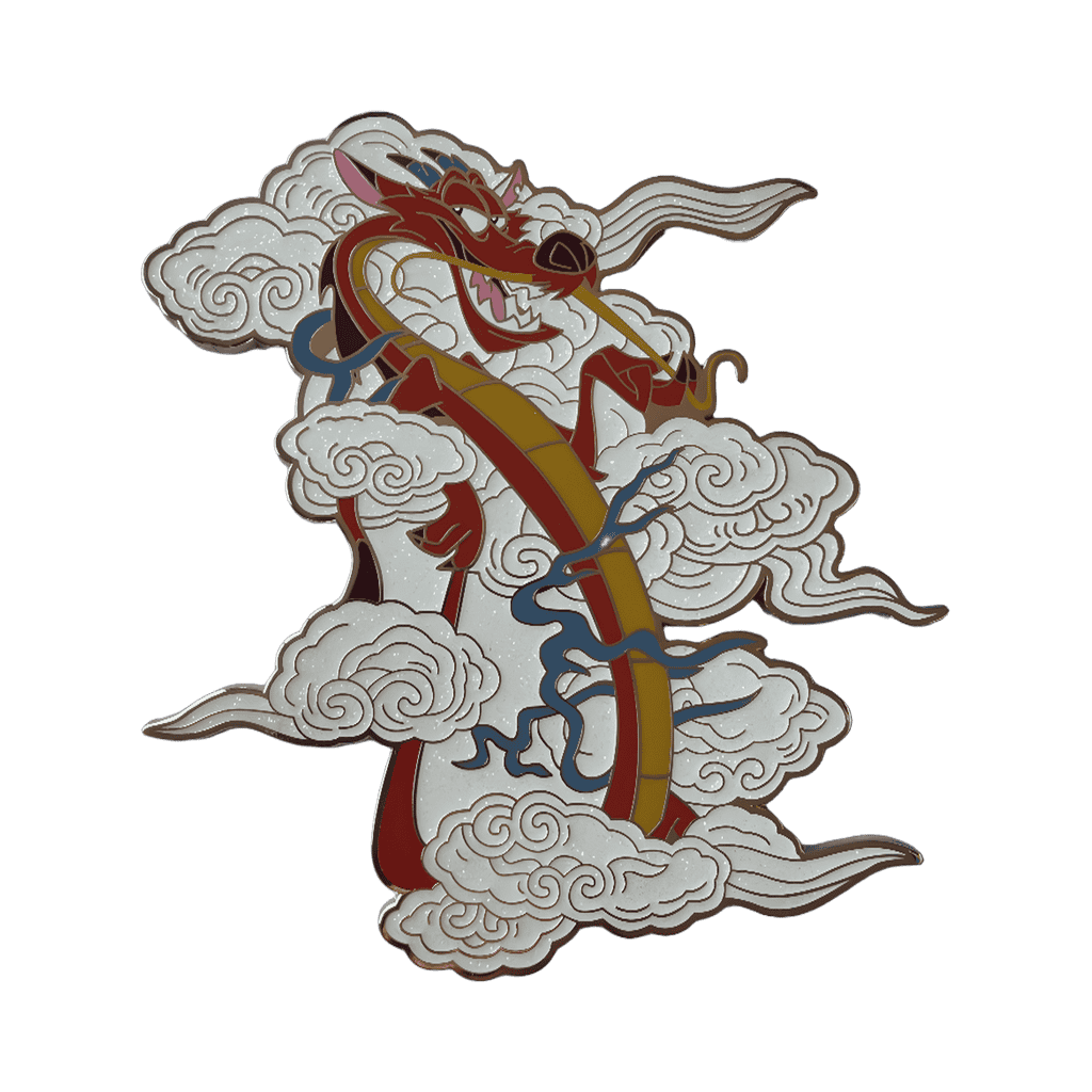 Mushu 2 pin set Disney pin