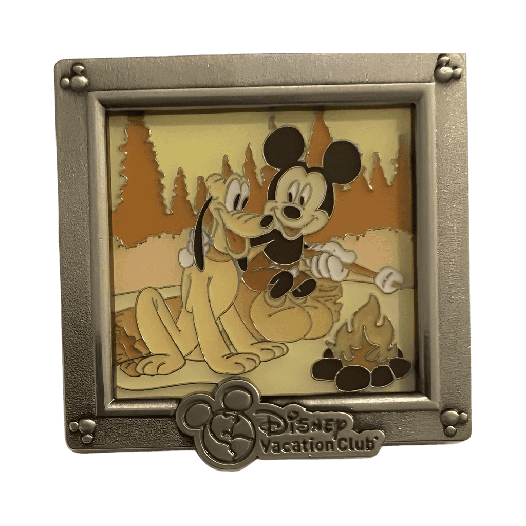 Mickey and Pluto Campfire Disney pin