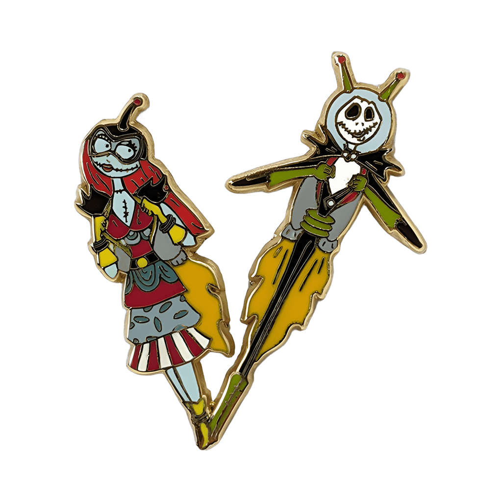 Jack and Sally Disney pin