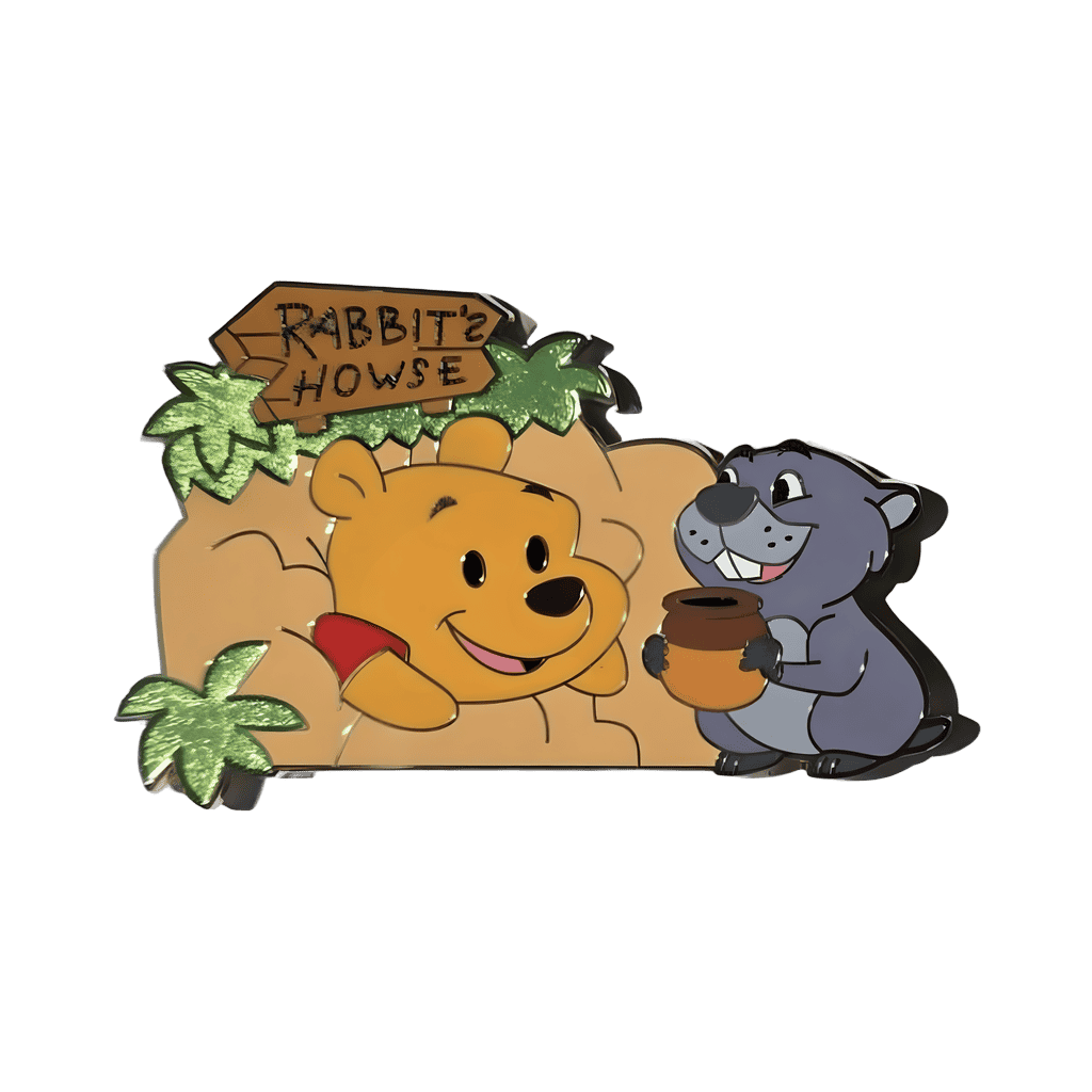 Pooh and Gopher Disney pin