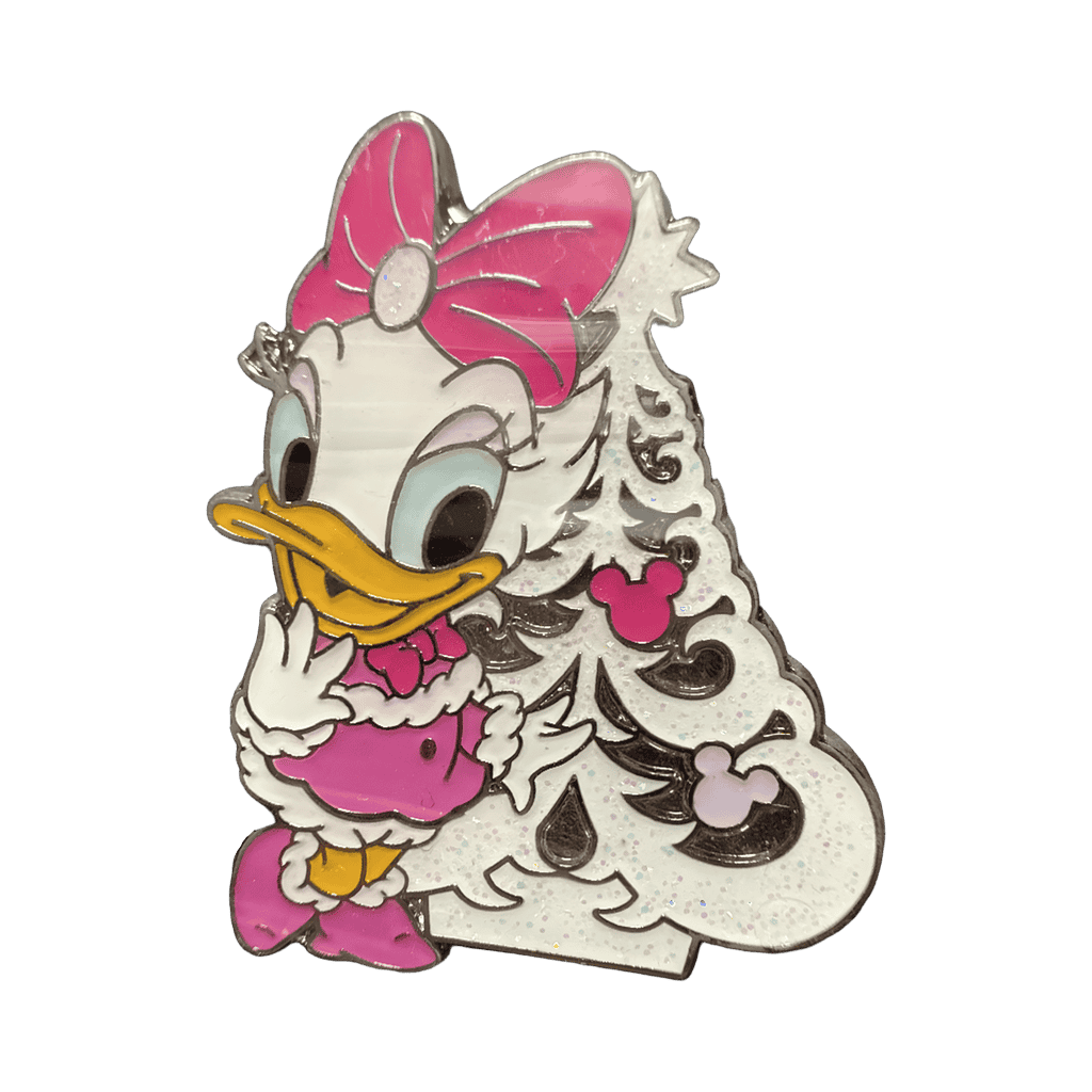 White Christmas Tree Daisy Pin Disney pin