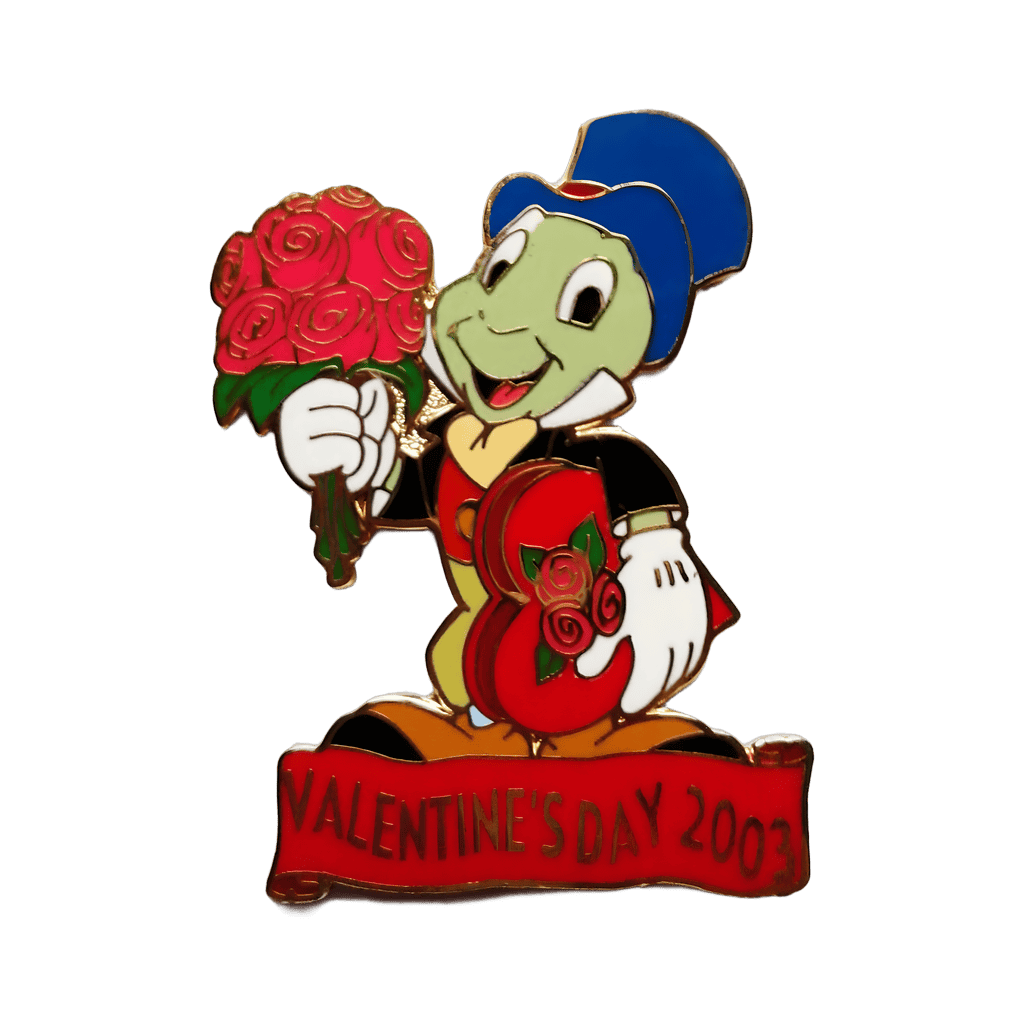 DLR - Valentines' Day 2003 - Jiminy Cricket Disney pin