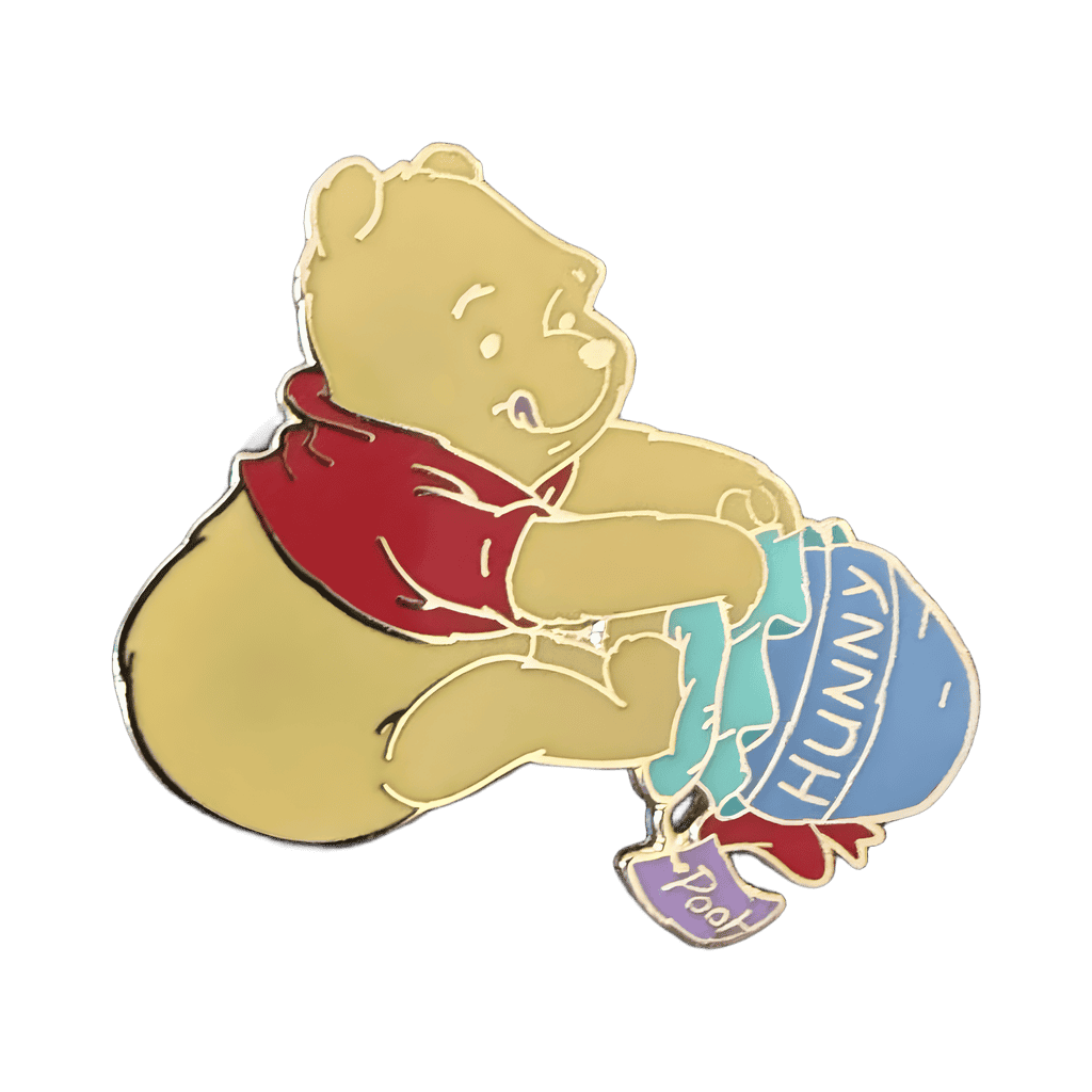 Winnie the Pooh with Hunny Pot Disney pin