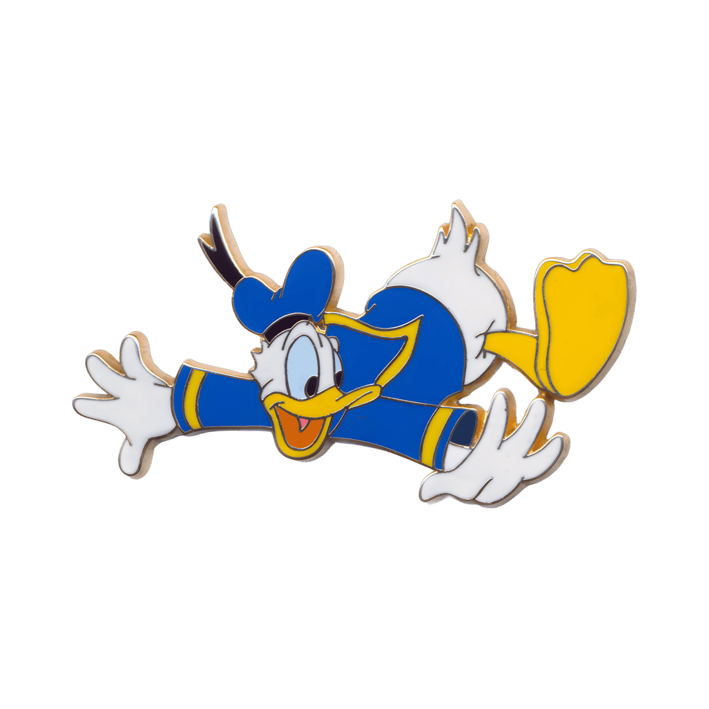Scared Donald Duck Disney pin
