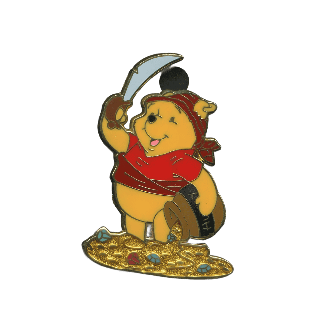 Pooh - Jewels - Honey Pot - Pirates of the Caribbean Disney pin