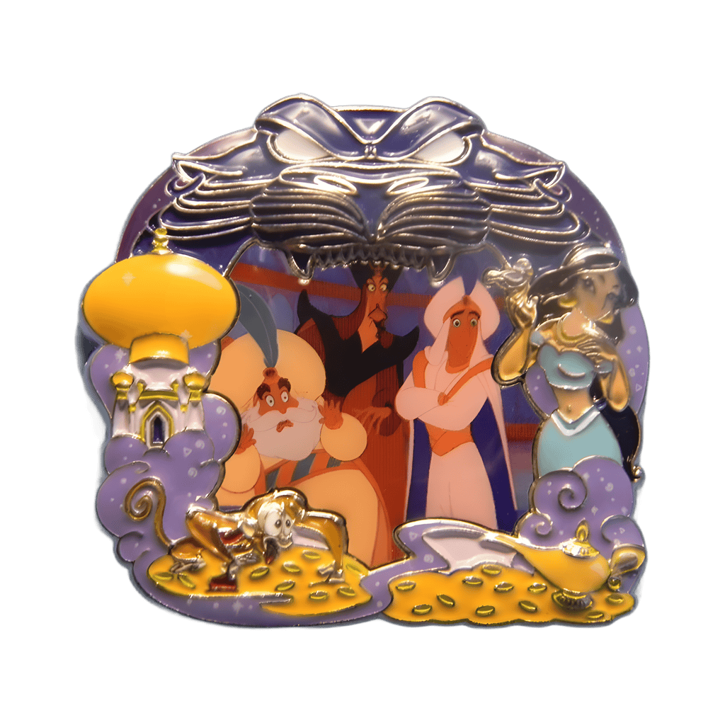 Characters Frame Version #3 - Prince Ali and Jafar Disney pin