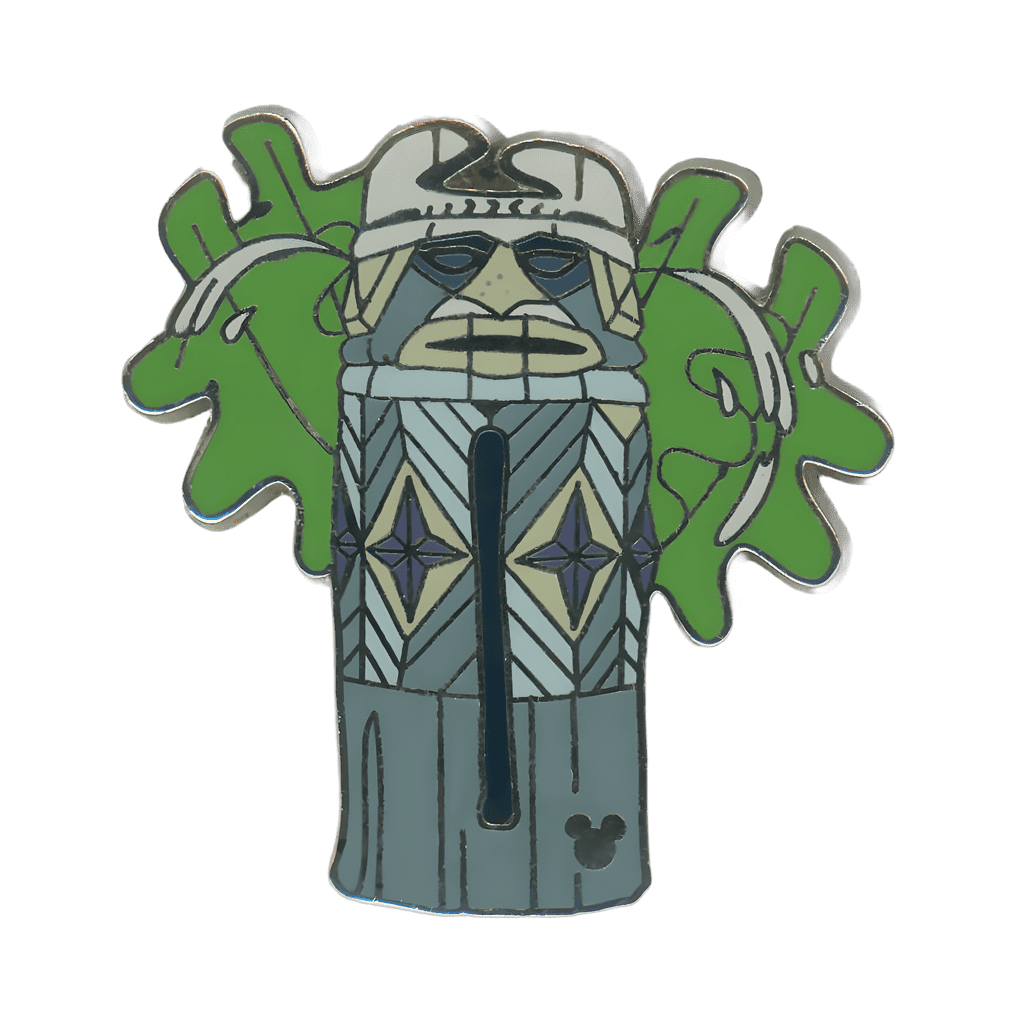 Blue Gray Tiki (Tiki B) Disney pin