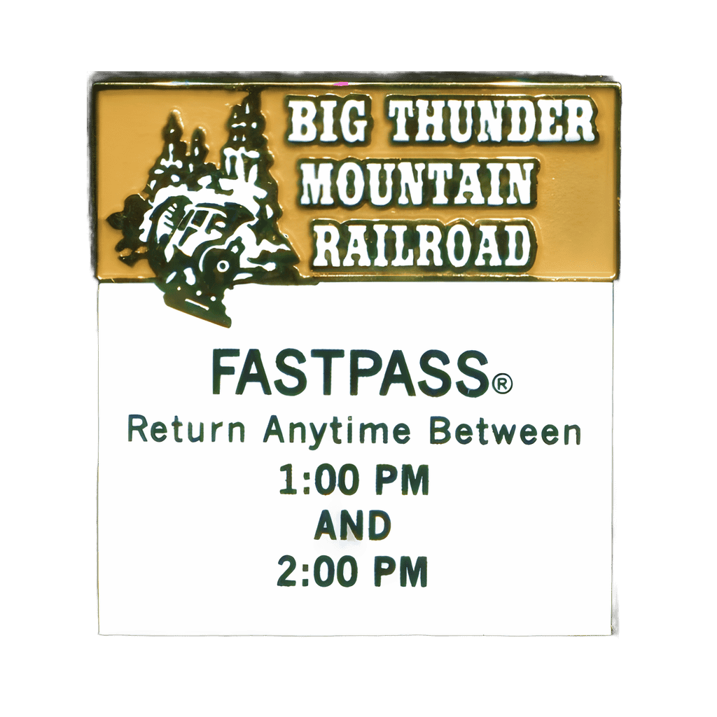 Big Thunder Mountain Railroad Disney pin