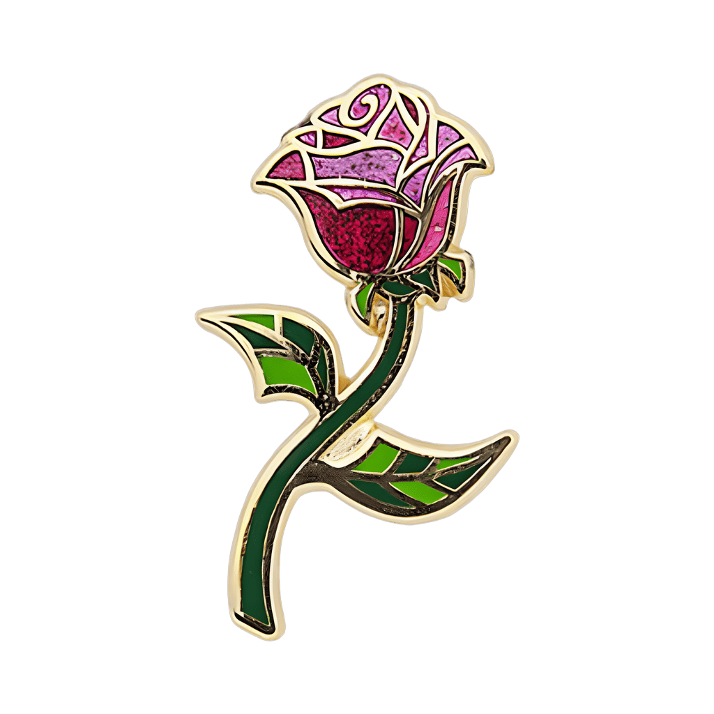 Enchanted Rose Disney pin