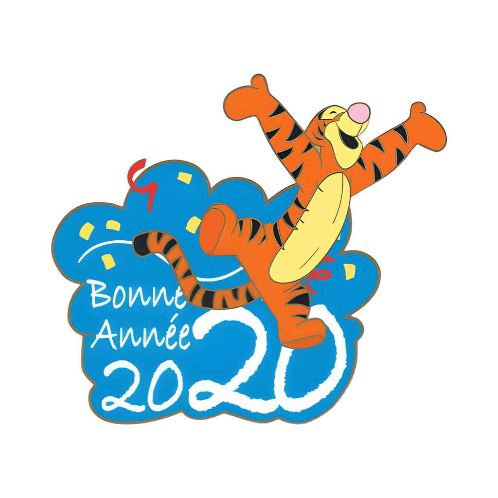 Bonne Année 2020 - Tigger Disney pin