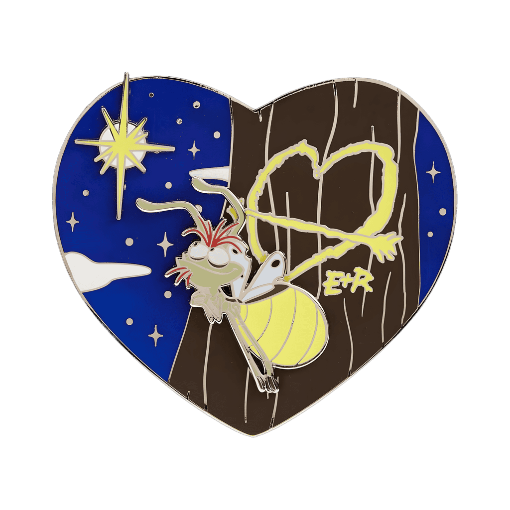 Ray and Evangeline Slider/Glow Disney pin